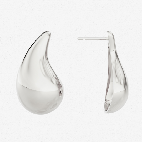 Imperfection Mini Collection | Silver Bubble Earrings