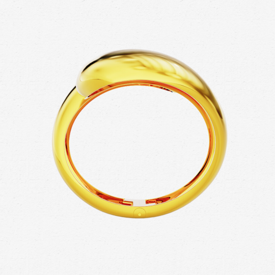 Imperfection Mini Collection | 18K Gold Plated Silver Synergy Bangle