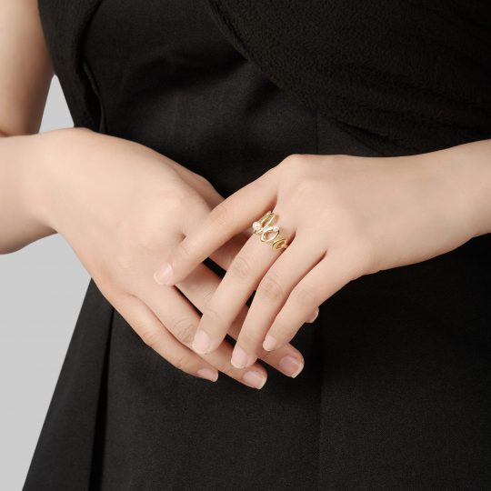 New Arrival Unisex 18K Gold Vermeil Fresh Water Pearl Ring