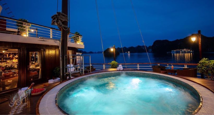 Orchid Cruise Luxury Sundeck Area